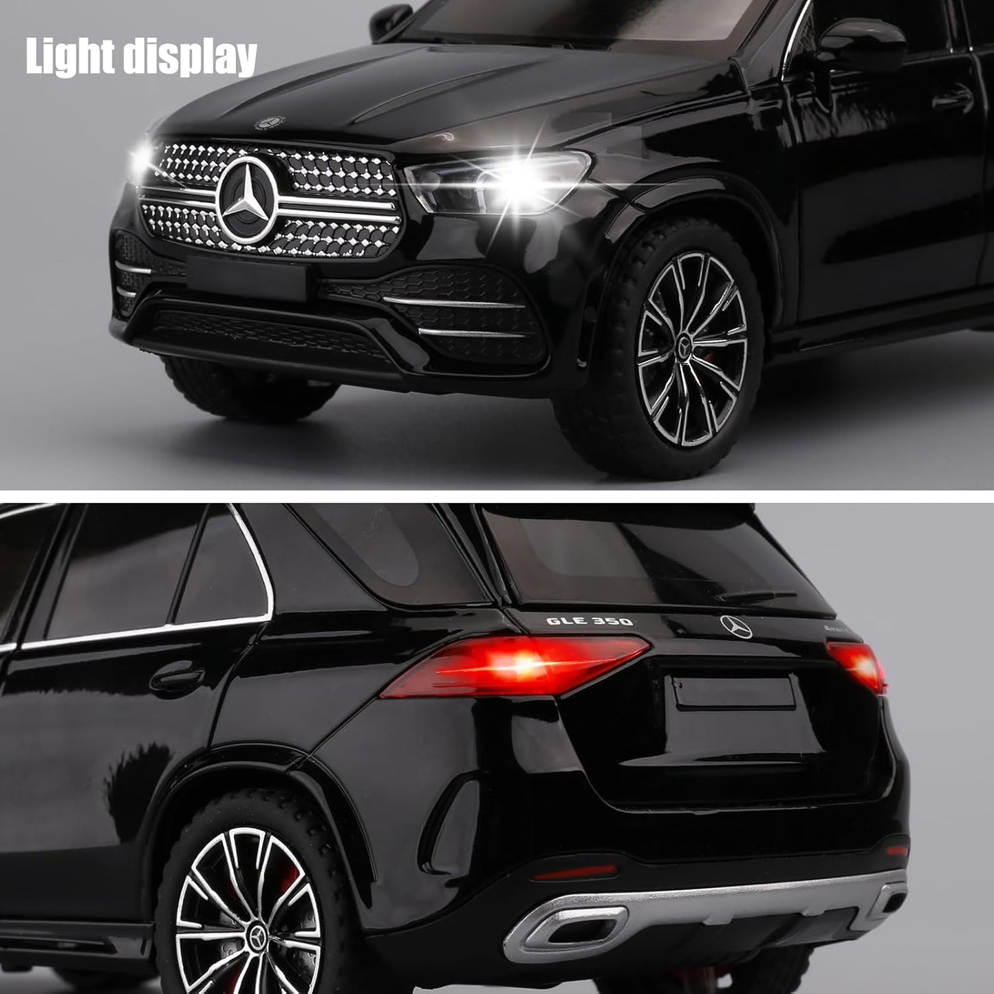 1:24 Alloy Die-cast  Mercedes-Benz GLE 350 Toy Car with Sound and Light