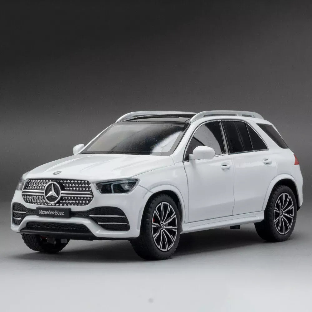 1:24 Alloy Die-cast  Mercedes-Benz GLE 350 Toy Car with Sound and Light
