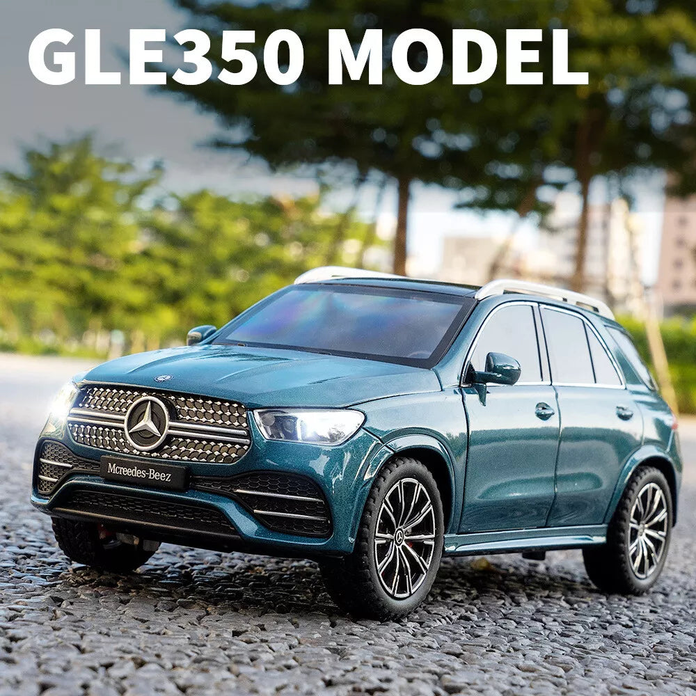 1:24 Alloy Die-cast  Mercedes-Benz GLE 350 Toy Car with Sound and Light