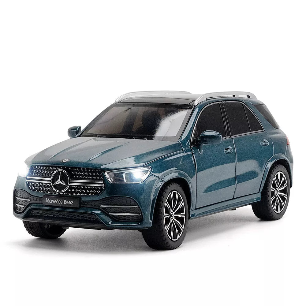 1:24 Alloy Die-cast  Mercedes-Benz GLE 350 Toy Car with Sound and Light